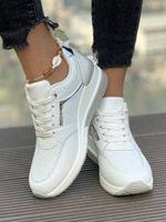 Chaussures de sport décontractées pour femmes, nouvelle mode, à semelle compensée épaisse, athlétiques, taille 43 grande, vente en gros