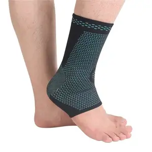 Nylon Sports Ankle Brace Elastic Respirável Compressão Foot Drop Brace Ankle Protective Pad para Basquete Tornozelo Suporte Guarda