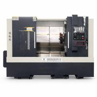 Tour CNC SYNTEC TCK56-1200 avec écran tactile 15 pouces, simulation 3D, guides HIWIN et tourelle à 12 postes