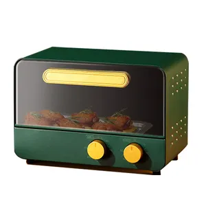 Oven Mini rumah dapur ruang tamu praktis 12l, Oven listrik kecil multifungsi nyaman dan praktis untuk hadiah belanja