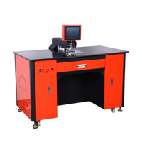 Machine de perforation semi-automatique CCD pour film PVC, perforateur pneumatique haute précision pour le perçage de trous ciblés