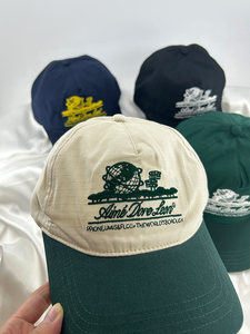 Gorras de Béisbol Ajustables <span class=keywords><strong>con</strong></span> Logotipo Bordado de Alta Calidad 100% Algodón, Gorras de Béisbol Bordadas Vintage Transpirables Unisex para Parejas - Product Image 3