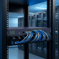 Passerelle VoIP IAD600-16FXO avec 4 ports Gigabit GE, convertisseur analogique vers IP SIP IAD pour l'intégration de lignes de communication PSTN Asterisk 3CX