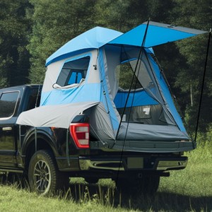 Carpa para Camioneta, para 4-5 Personas, Doble Capa, Poliéster, Protección UV, para Campamento, Senderismo y Pesca al Aire Libre - Product Image 2