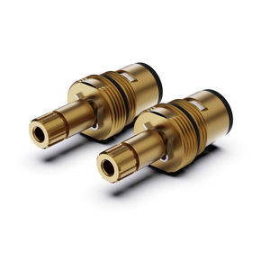 Robinet de lavabo de salle de bain à double poignée de 4 pouces pour mélange chaud et froid - Product Image 6