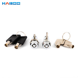 HABOO Interruptor de Bloqueo de Llave de Metal de Encendido/Apagado de 12mm Interruptor de Llave de 2 Terminales Interruptor de Llave de Enganche Mantenido HB012 - Product Image 3