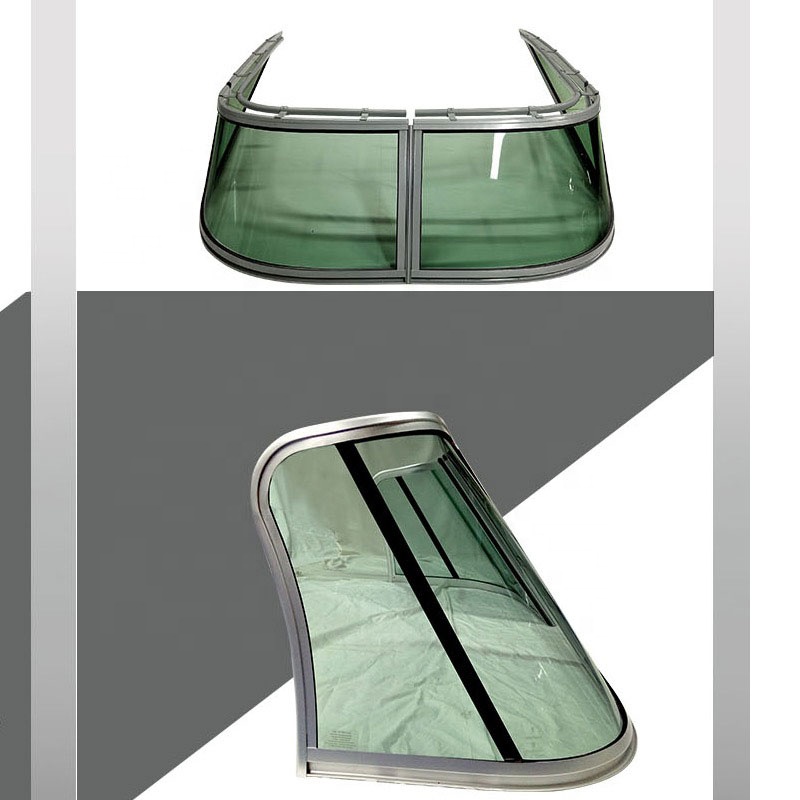 Aluminum Alloy Frame Small Boat Windshield - Customized Sizes for
