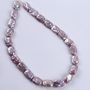 Ngọc trai tự nhiên bán buôn 11-13mm hình chữ nhật màu tím, ngọc trai nước ngọt làm đồ trang sức - Product Image 5