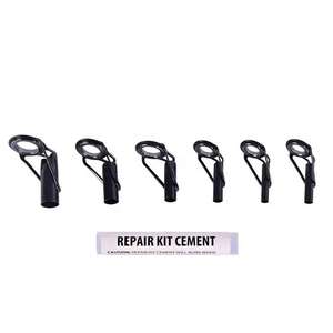 Kit Anelli Guida per Canna da <span class=keywords><strong>Pesca</strong></span>, Anello Superiore in Acciaio Inox, Set Guide per Spinning/Casting, per <span class=keywords><strong>Pesca</strong></span> in Acqua Dolce, Lago, Carpa, Trolling, Snapper - Product Image 4