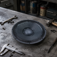 Subwoofer professionnel 18 pouces avec cône en carbone, 1000-4000W, en aluminium, pour des basses puissantes, directement de l'usine OEM