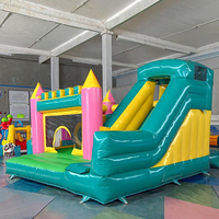 Château plein d'entrain de nouvelle conception de Commerical avec la glissière 4m * 4m * 2.5m maison gonflable sautant le château enfants videur sautant le château