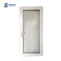 Réfrigérateur simple à porte coulissante design moderne avec porte en verre laqué blanc givré, style porte ouverte en acier noir