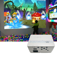 Projecteur holographique 3D, projection interactive murale holographique immersive, 60 jeux, projection de smash the ball, machine tout-en-un