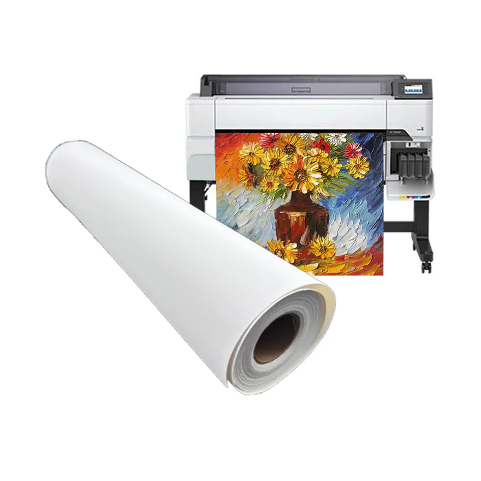 Easy Stretching Aqueous Inkjet Printing Canvas Roll Polyester 260gsm