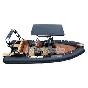<span class=keywords><strong>Bateau</strong></span> <span class=keywords><strong>semi</strong></span>-<span class=keywords><strong>rigide</strong></span> en fibre de verre haute vitesse CE 19 pieds RIB 580 Orca Hypalon Rib 580 Barca - Product Image 4
