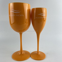 Flûtes élégantes en plastique pour tulipe Champagne/vin blanc