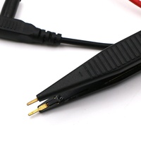 Pince de test SMD pour condensateurs, résistances et inductances, sonde de test de précision pour composants électroniques