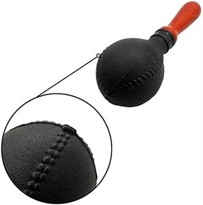 Maracas à percussion en plastique, marteau à sable monobloc avec manche en bois, instrument de musique pour enfants, jouet cadeau - Product Image 2