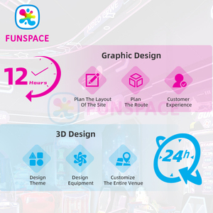 Funspace chuyên nghiệp trò chơi Arcade trung tâm giải pháp nhà sản xuất VR Thiết bị mô phỏng đồng tiền hoạt động trò chơi Arcade máy - Product Image 4