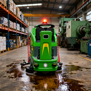 bibo SP770 Dual-<b>Brush</b> Ride-On Industrial <b>Floor</b> Scrubber with Motor 1 Year Warranty for Workshop Commercial Use Road Sweeper - Product Image 5