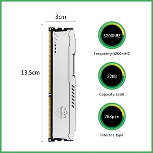 ยเมตัน 2 ชิ้น DDR4 หน่วยความจำเดสก์ท็อป D4 4G 8G 2666/3200 เมกะเฮิร์ตซ์ยูนิเวอร์แซลพีซีคอมพิวเตอร์การ์ดหน่วยความจำ 288 พิน ยเมตัน 2 ชิ้น DDR4 เดสก์ท็อป - Product Image 2