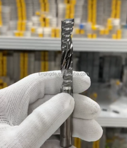 QINGDA 2-Flute CNC <strong>Ball</strong> Nose End Mill <strong>Tungsten</strong> <strong>Carbide</strong> Wood Carving Knife Tin Customizable ODM Tool for Wood Working - Product Image 4