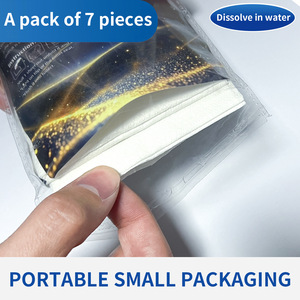 Disposable Toilet Seat Cover 7 Pcs Flushable <b>Embossed</b> Travel Essentials Hygienic - Product Image 3