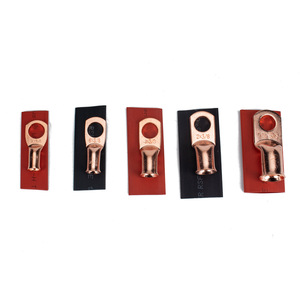 Ring <b>Terminals</b> Pure Copper AWG Size 8 To 1 0 For Electrical Wiring Connection - Product Image 3