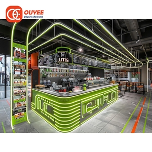 การวางแผนพื้นที่ร้านค้า ติดตั้งอุปกรณ์ร้านกาแฟ โครงการแบบครบวงจร ร้านกาแฟเหล็กโครงสร้างเปิดโล่ง - Product Image 3
