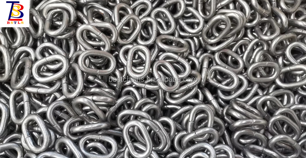 Carbon Steel Unwelded Chain Link DIN5685A/C Standard