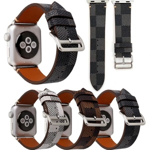 Correa de <span class=keywords><strong>Reloj</strong></span> <span class=keywords><strong>para</strong></span> <span class=keywords><strong>Mujer</strong></span> de Cuero Auténtico con Diseño a Cuadros Rojos y Patrón de Lichee y Animales, <span class=keywords><strong>Precio</strong></span> Económico al por Mayor - Product Image 1