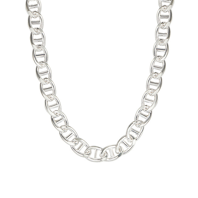 Fashionable Mariner Bulk Chain by Spool for Women Jewelry Making 925 Sterling Silver Chain