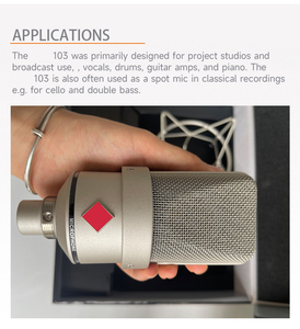 Microfone Condensador 103 para Gravação em Estúdio – Microfone para Gravações de Voz e Estúdio, Podcast - Product Image 6