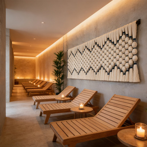 Decorazione Murale in Macramè Personalizzabile con Nappe per Ristoranti Urbani e Caffè in Stile Industriale-Chic - Product Image 3