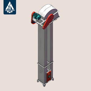 Centrifugale Ontlading Emmer Lift Poeder Behandeling Vliegas Klinker Riem Lift Schurende Weerstand Transportbanden Product - Product Image 1