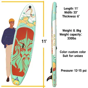 Tabla de Paddle Surf inflable de pie, tabla de Paddle Up de fábrica, Isup, nuevo diseño OEM