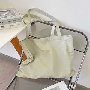 <span class=keywords><strong>Borsa</strong></span> a <span class=keywords><strong>Tracolla</strong></span> Minimalista Color Crema di Grande Capacità - Product Image 4