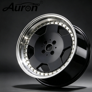 ล้อแม็กซ์อะลูมิเนียมขัดเงา Auron ขนาด 17 นิ้ว แบบหลายก้าน ชิ้นเดียว สำหรับรถยนต์นั่งส่วนบุคคล ปรับปรุงรุ่นใหม่ ล้อหล่อ - Product Image 2