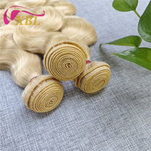 XBL Oferta de Navidad 613 <span class=keywords><strong>Hunan</strong></span> Virgin Remy Hair Bundle Birmano Raw 613 Extensión humana Almacén de ultramar Blond Wave Alta calidad" - Product Image 4