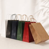 Sacs cadeaux en papier kraft épais de qualité supérieure, sacs cadeaux personnalisés pour entreprises, sacs d'emballage pour pâtisseries et gâteaux à emporter