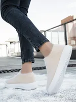 Chaussures d'hiver tendance pour femmes à largeur extra-large, à enfiler, avec doublure chaude en polaire, semelle intermédiaire en EVA amortissante et respirante