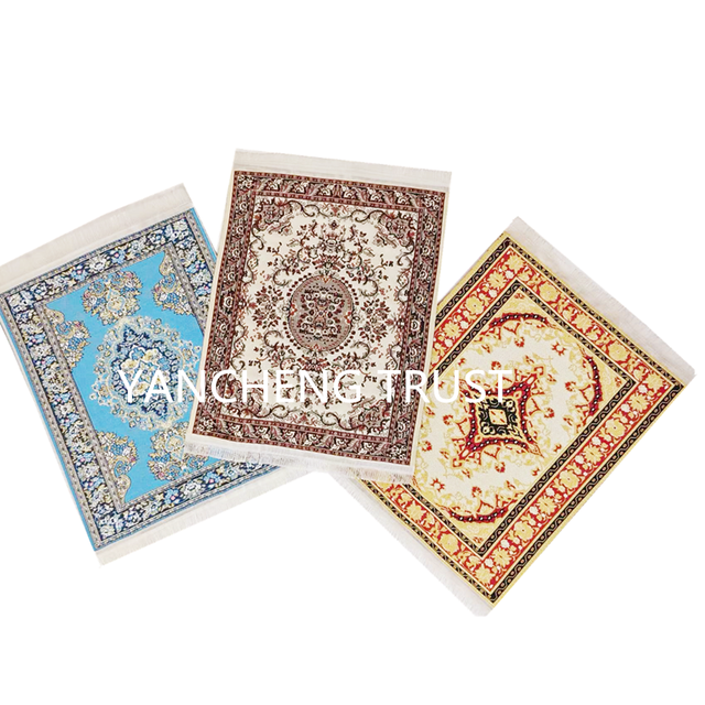 Customized Woven Persian Carpet Mouse Pad Rug Woven Mouse Pad