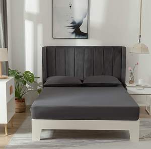 नमूना अनुकूलन नरम माइक्रोफाइबर बिस्तर फिट शीट लक्जरी पॉलिएस्टर बिस्तर शीट 4 पीसी बिस्तर शीट सेट - Product Image 2