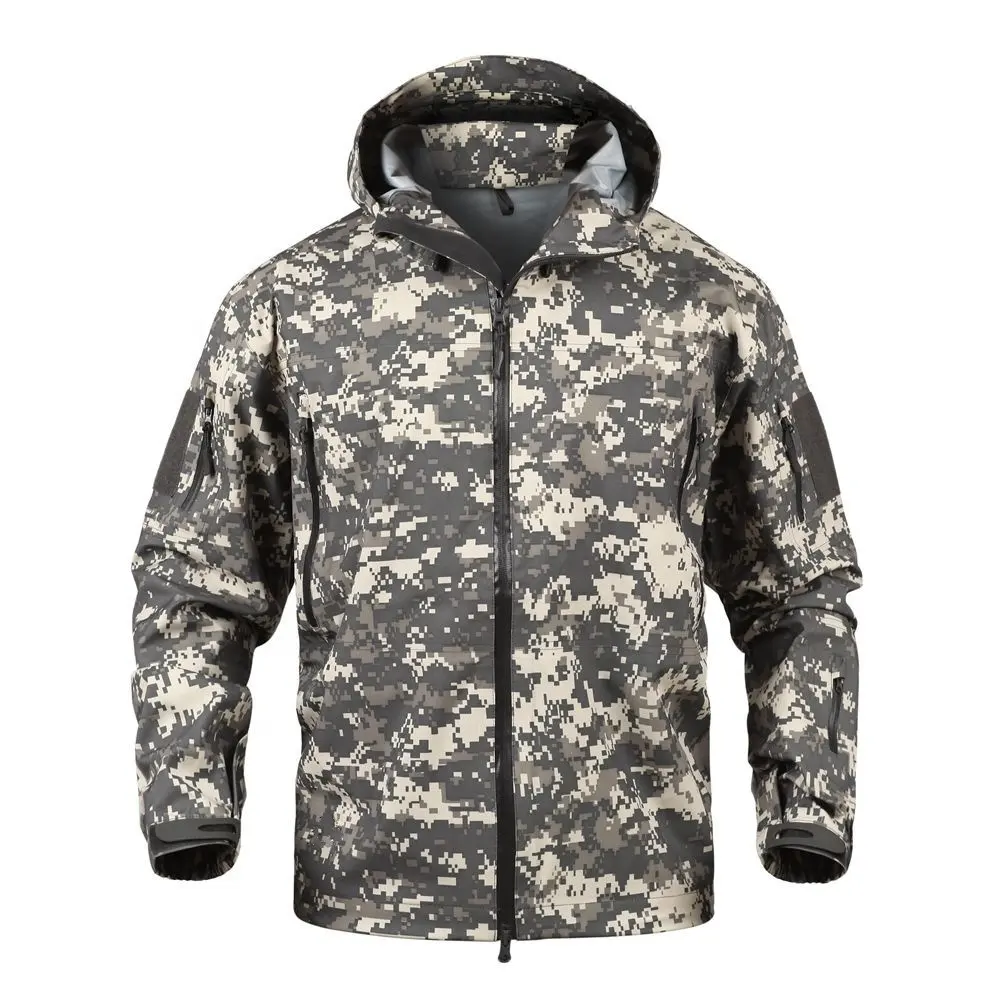 Camouflage Men Outdoor Jacket Comfortable Hardshell Jackets Waterproof Jacket for Men