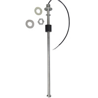 Sensor Level Cairan Bahan Bakar Stainless Steel 24V DC Pemasangan Atas 0~190ohm / 4-20mA / 0~5V Panjang Batang 100~800mm Flens/Sepitul Ulir