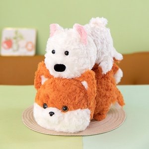 Peluche Reversibile Volpe-Cane per Bambine, Morbidissimo Giocattolo Antistress, Regalo di Compleanno Personalizzabile, Vendita all'Ingrosso - Product Image 3