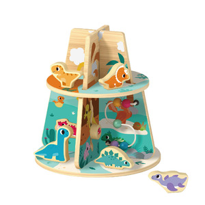 Jouets Montessori Activités en bois Puzzle Apprentissage Cognitif Jeux de dinosaures Jouets pour enfants - Product Image 5