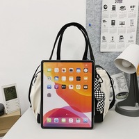 Nouveau Sac Bandoulière/Épaule en Toile Grande Capacité Toutes Saisons 2025 pour Hommes – Design Tendance et Élégant avec Cordon de Serrage