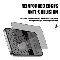 NOTHING Mobiele Telefoons Golden Diamond 2.5D Waterdicht HD Helder Anti-reflectie Anti-explosie Anti-spionage 9H Gehard Glas 0,33 mm dik