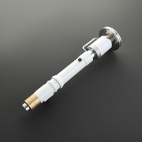 Sabre laser à poignée métallique, lame Pixel RGB, avec effets sonores, mouvement fluide, épée LED pour Cosplay, collection, cadeau et duels